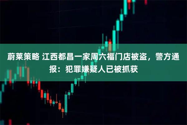 蔚莱策略 江西都昌一家周六福门店被盗，警方通报：犯罪嫌疑人已被抓获